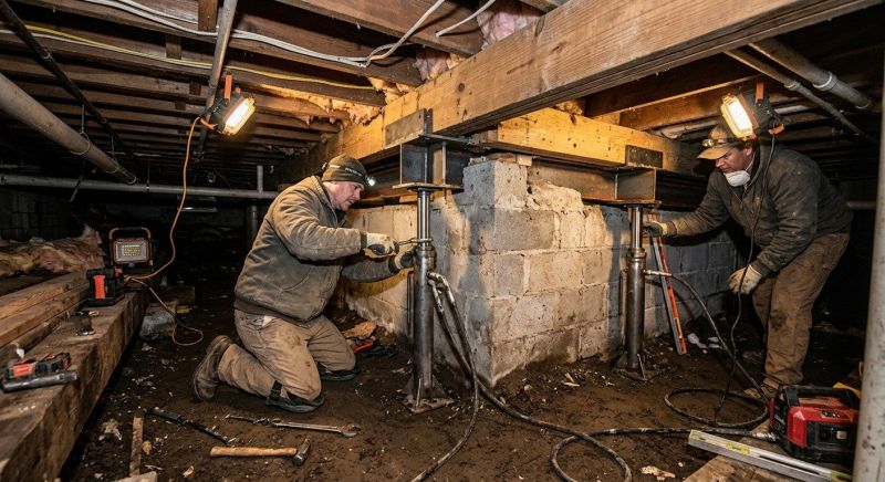 Basement Foundation Repair in Fayetteville, GA