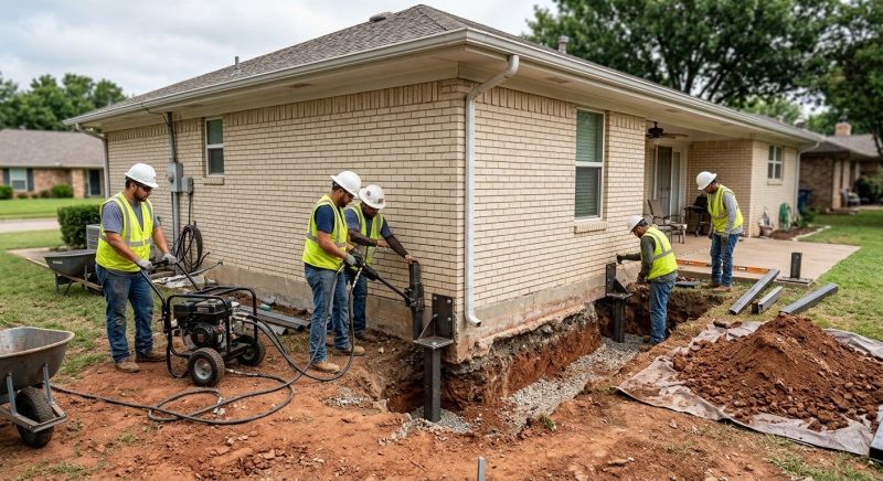 Basement Stabilization in Newnan, GA