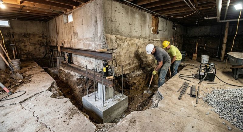 Basement Underpinning in Newnan, GA