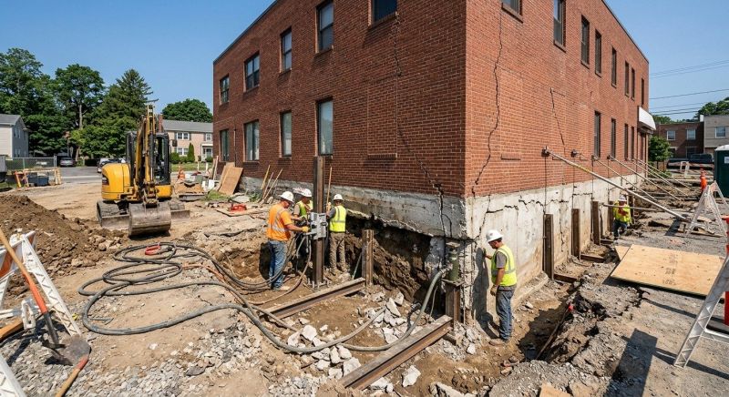 Building Foundation Repair in Fayetteville, GA