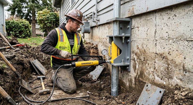 Concrete Foundation Leveling in Peachtree City, GA