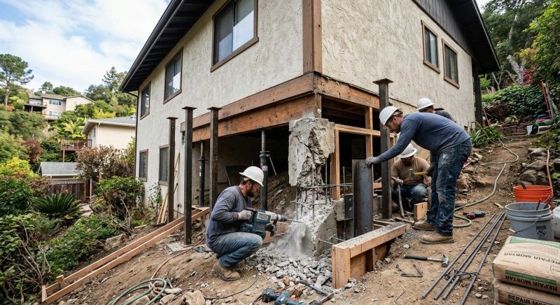 Concrete Foundation Repair in Douglasville, GA