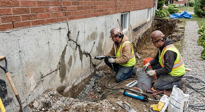 Cracked Foundation Repair in Atlanta, GA
