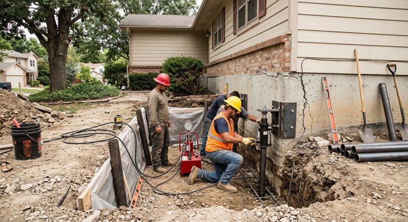 Cracked Foundation Repair in Fayetteville, GA