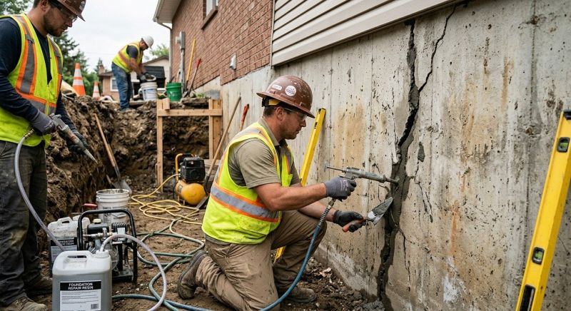Cracked Foundation Repair in Heard County, GA