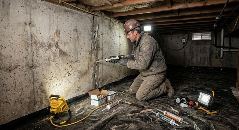 Cracked Foundation Repair in Peachtree City, GA