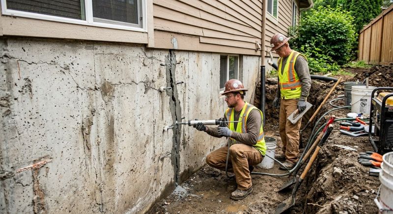Cracked Foundation Repair in Tyrone, GA
