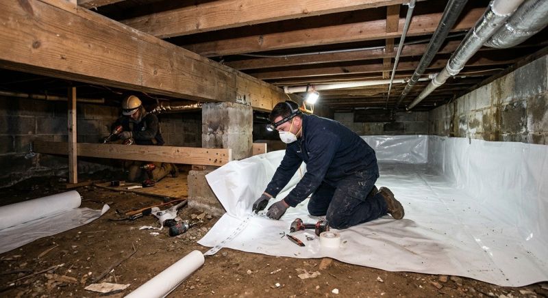Crawl Space Leveling in Newnan, GA