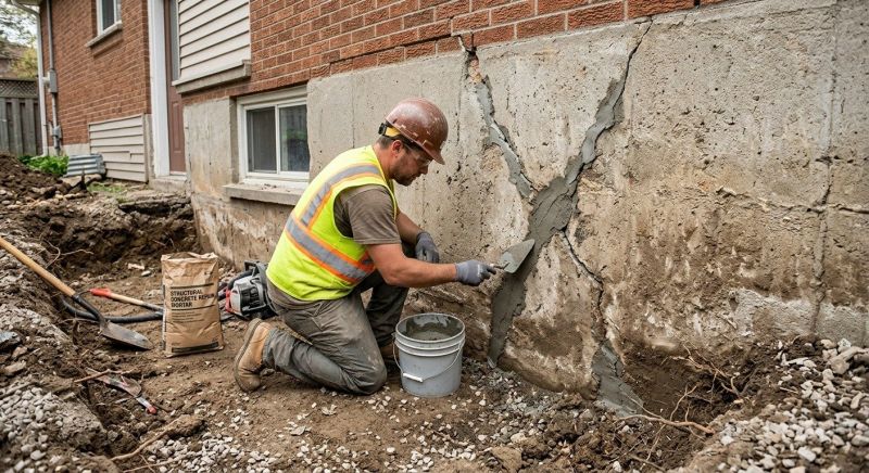 Foundation Crack Repair in Douglasville, GA