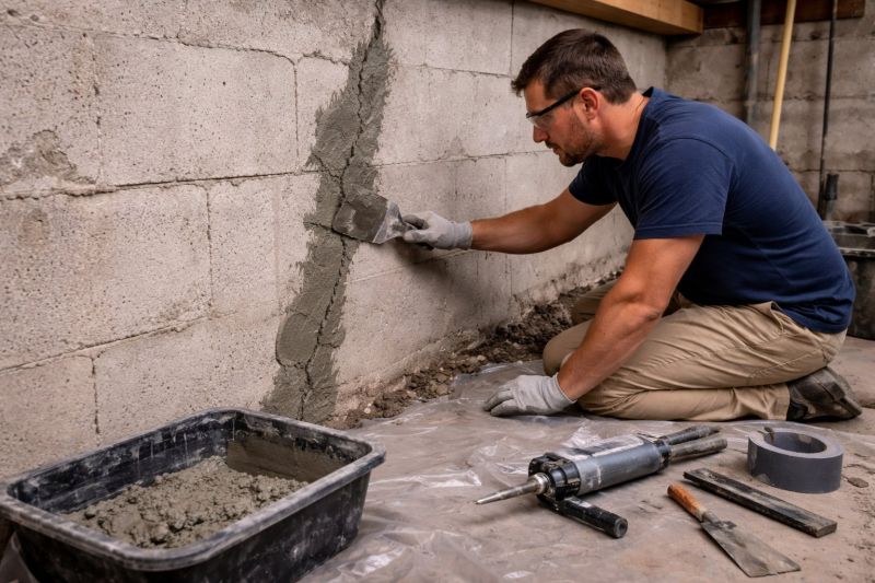 Foundation Crack Repair in Tyrone, GA