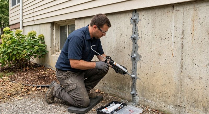 Foundation Crack Sealing in Newnan, GA