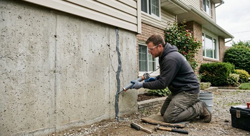 Foundation Crack Sealing in Newnan, GA