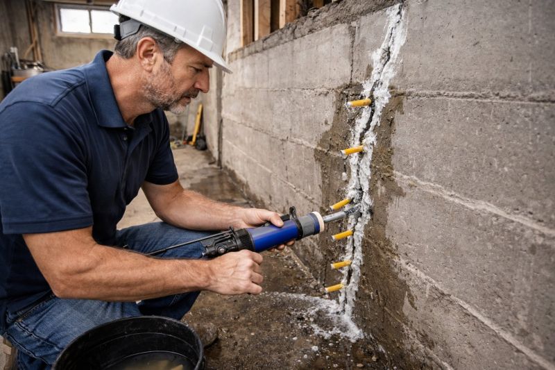 Foundation Crack Sealing in Newnan, GA