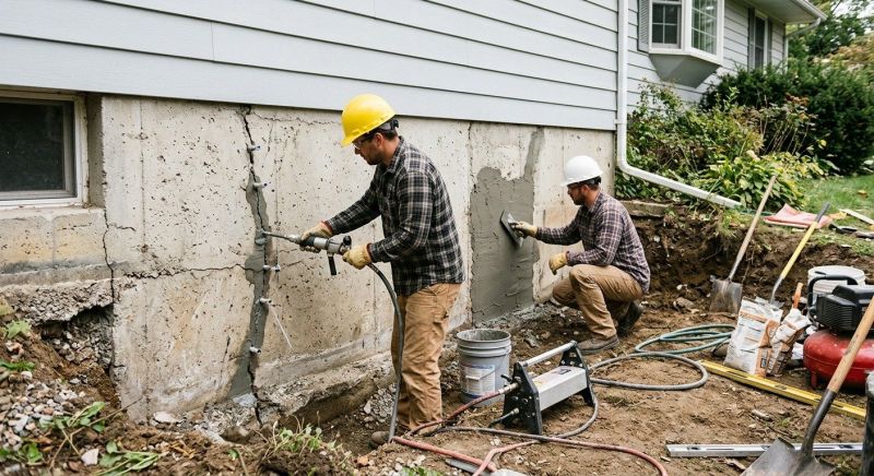 Foundation Cracks Repair in Newnan, GA