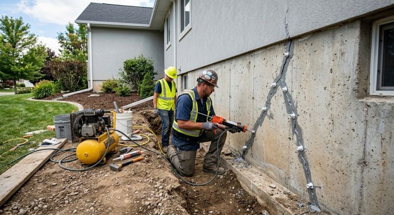 Foundation Damage Repair in Peachtree City, GA