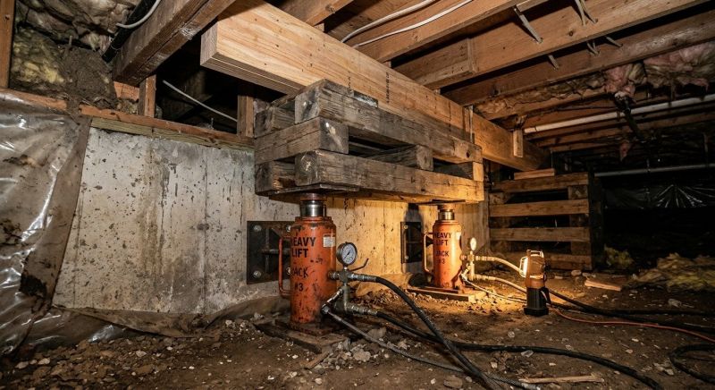 Foundation Jacking in Douglasville, GA