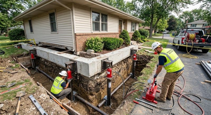 Foundation Jacking in Senoia, GA