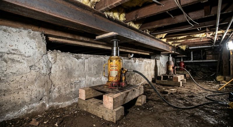 Foundation Jacking in Union City, GA