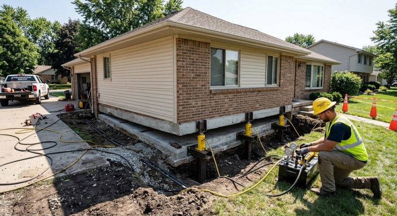 Foundation Lifting in Carrollton, GA