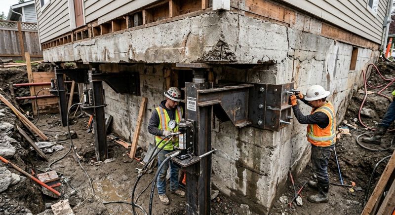 Foundation Lifting in Tyrone, GA