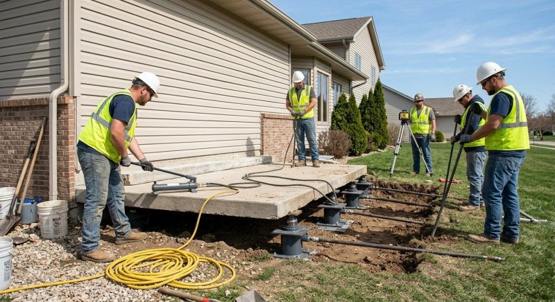 Foundation Lifting in Union City, GA