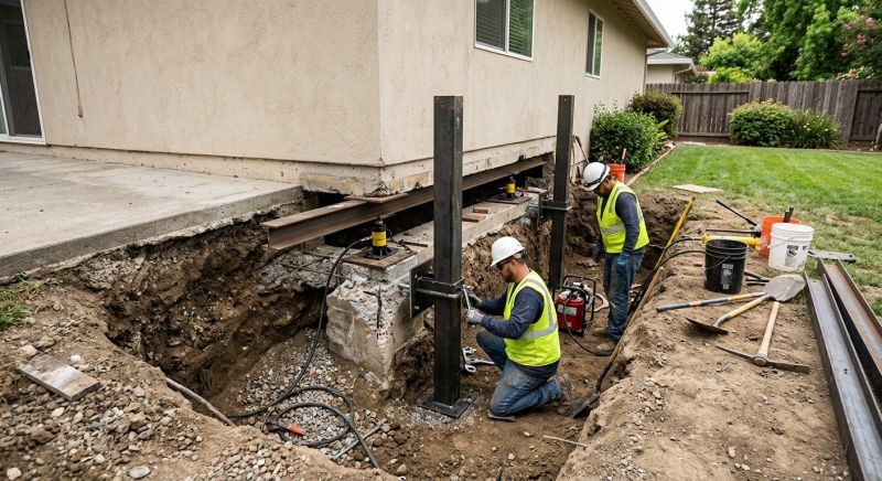Foundation Pier Repair in Newnan, GA