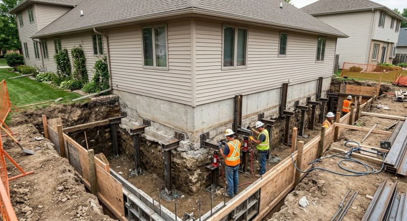 Foundation Underpinning in Newnan, GA