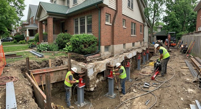 Foundation Underpinning in Newnan, GA