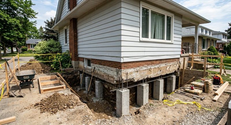 Foundation Underpinning in Newnan, GA
