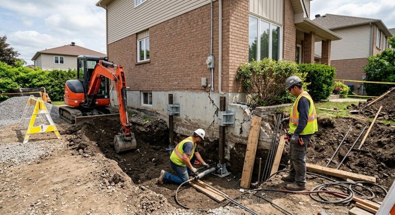 House Foundation Repair in Brooks, GA