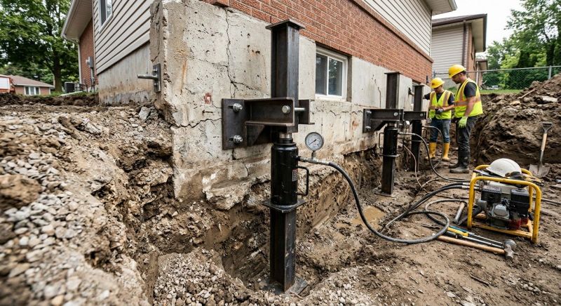 Sinking Foundation Lifting in Newnan, GA