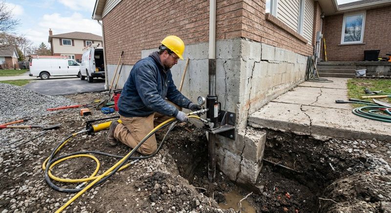 Sinking Foundation Repair in Hogansville, GA