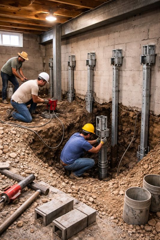 Underpinning Repair in Newnan, GA